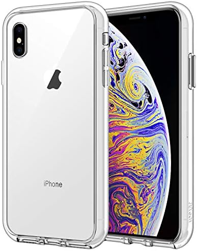 JETech Coque pour iPhone XS Max 6,5 Pouces, Anti-Jaunissement Shock-Absorption, Housse Case Cover Transparente Antichoc (HD Clair)